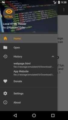 Play Local HTML Viewer 