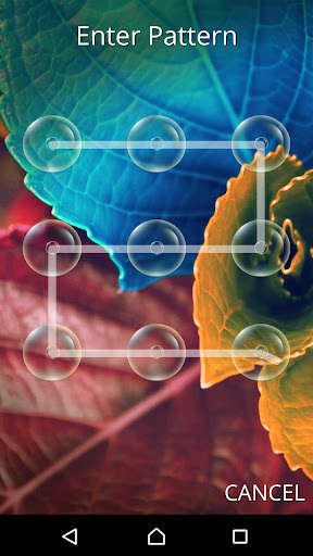 Play lock screen - water droplet 