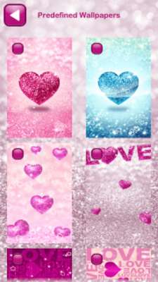 Play Love Background Glitter Theme 
