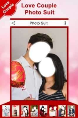 Play Love Couple Photo Suit : Valentine Romantic Couple 