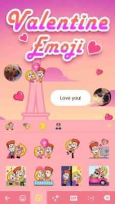 Play Love Emoji Sticker for Valentine's Day 
