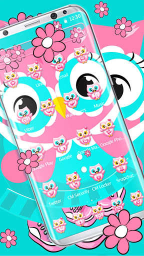 Play APK Lovely Owl Theme  and enjoy Lovely Owl Theme with UptoPlay com.launcher.theme.t211804026