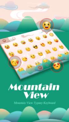 Play Love Mountain View Emoji Theme 