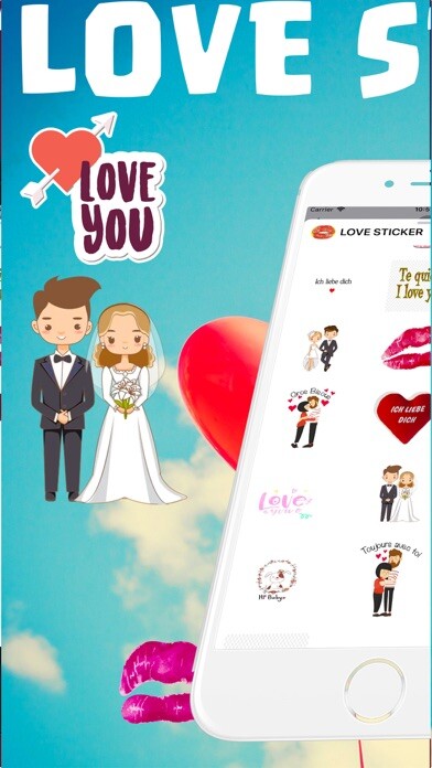 Play APK Love Sticker  and enjoy Love Sticker with UptoPlay com.jekapps.LoveSticker