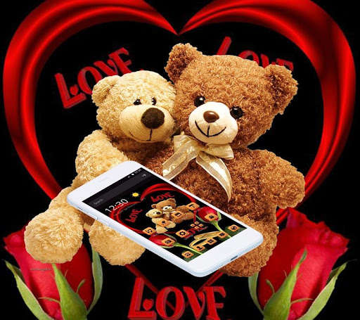 Play APK Loving Brown Furry Bear Theme  and enjoy Loving Brown Furry Bear Theme with UptoPlay com.launcher.theme.t211811813