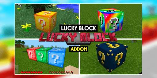 Play Lucky Block Race Map for MCPE 