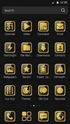 Play Luxury Gold. Theme for CM Launcher 