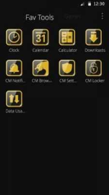 Play Luxury Gold. Theme for CM Launcher 