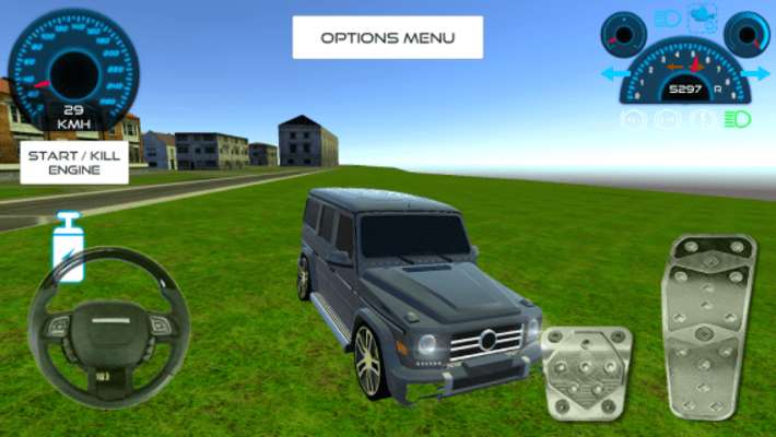 Play Luxury Jeep Driving In The City 