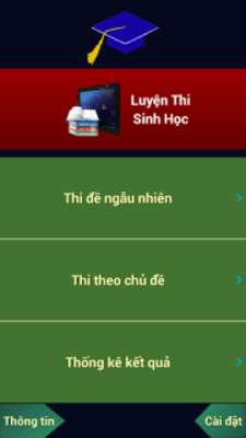 Play Luyện thi Sinh Học 