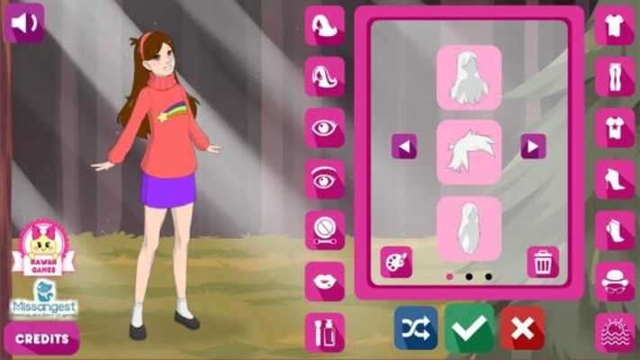 Play Mabel Dress Up Game 