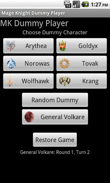 Play APK Mage Knight Dummy Player  and enjoy Mage Knight Dummy Player with UptoPlay com.sigmazero13.MKDummy