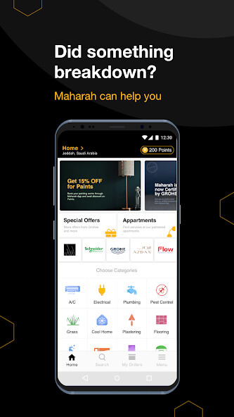 Play APK Maharah - maintenance service  and enjoy Maharah - maintenance service with UptoPlay com.maharah.maharahApp