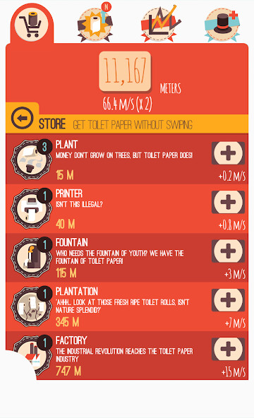 Play APK Make It Roll: WC paper rain  and enjoy Make It Roll: WC paper rain with UptoPlay com.OverratedGames.MakeItRoll