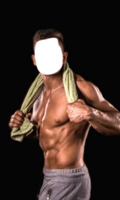 Play Man Bodybuilder Photo Montage 