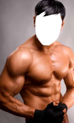 Play Man Bodybuilder Photo Montage 