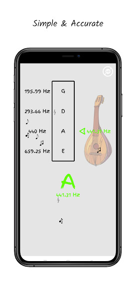 Play Mandolin Tuner Play Mandolin Tuner