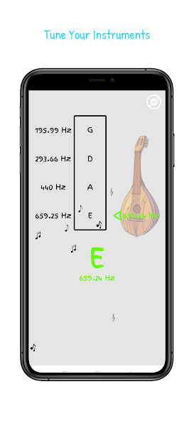 Play Mandolin Tuner Play Mandolin Tuner
