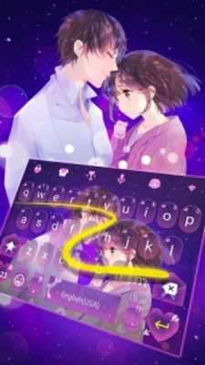 Play Manga Valentine's Day Keyboard Theme 