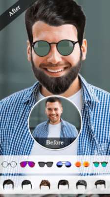 Play Man Photo Editor - Beard Mustache Hairstyle Cap Play Man Photo Editor - Beard Mustache Hairstyle Cap