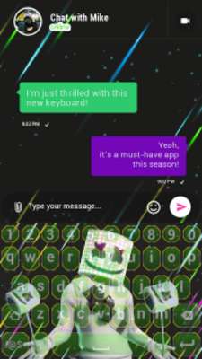 Play Marshmello Keyboard Backgrounds 