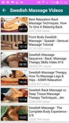 Play Massage Videos App 