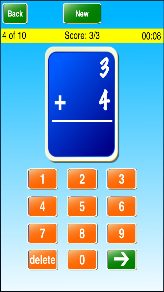 Play APK Math Flash Cards  and enjoy Math Flash Cards with UptoPlay com.xelapplications.android.mathcards