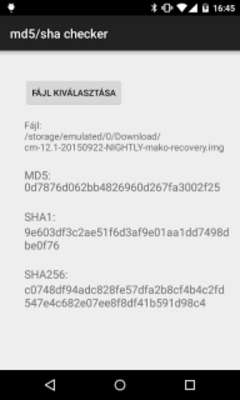 Play md5/sha checker 
