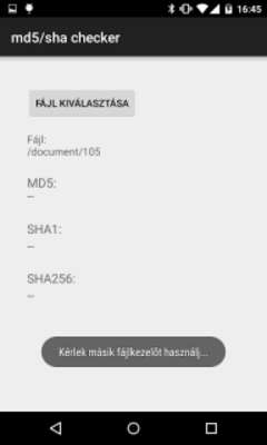 Play md5/sha checker 