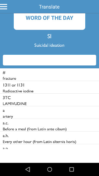 Play APK Medical Abbreviation Dictionary  and enjoy Medical Abbreviation Dictionary with UptoPlay com.alifinnovative.MedicalAbbreviationDictionary