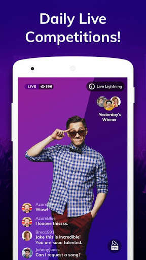 Play APK Megastar:  Discover Talent  and enjoy Megastar:  Discover Talent with UptoPlay com.msmci.megastarfan