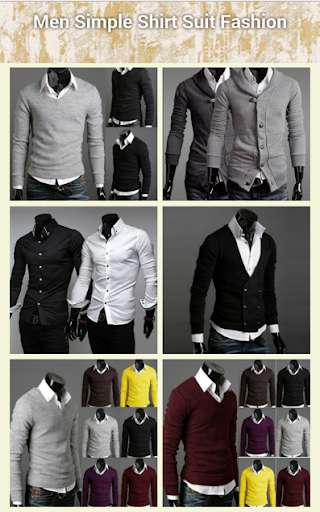Play Men Simple Shirt Suit Fashion 