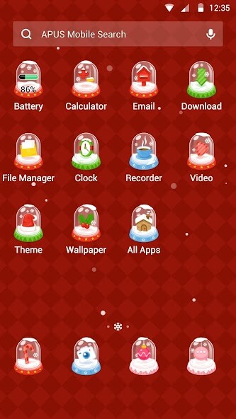 Play APK Merry Christmas Cute Snowman -- APUS theme  and enjoy Merry Christmas Cute Snowman -- APUS theme with UptoPlay com.apusapps.theme.i_christmas_dream_1ce872a821