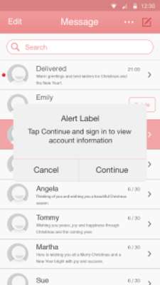 Play Messaging+ L Color Pink Theme Play Messaging+ L Color Pink Theme