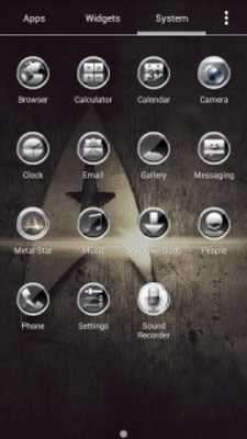 Play Metal Star - Icon Pack 