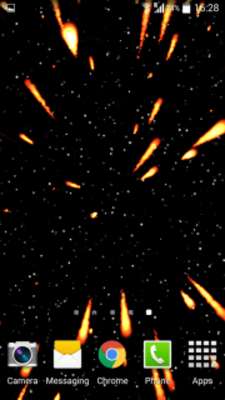 Play Meteors in Space LiveWallpaper 