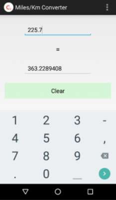 Play Miles/Km Converter 