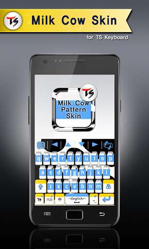Play APK Milk cow Skin for TS Keyboard  and enjoy Milk cow Skin for TS Keyboard with UptoPlay com.tss21.gkbd.skin.google.milkcowpattern