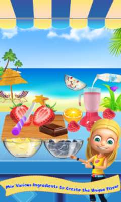 Play Milkshake Cooking Beach Party 