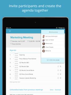 Play Minute App - Meetings, Agenda, Minutes, Tasks 