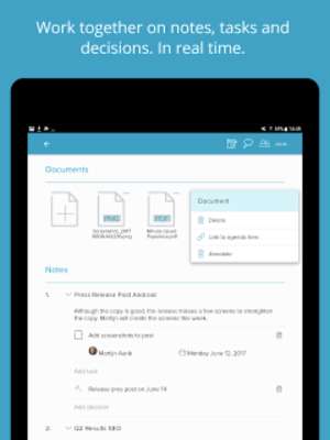 Play Minute App - Meetings, Agenda, Minutes, Tasks 