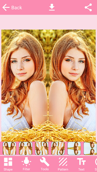 Play APK Mirror Photo Editor Collage  and enjoy Mirror Photo Editor Collage with UptoPlay com.PinkbirdStudio.MirrorPhotoEditorAndCollage