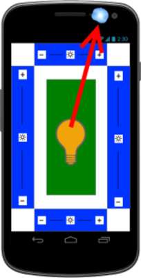 Play Mirror with front flashlight 