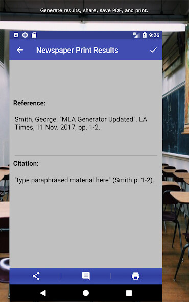 Play APK MLA Generator  and enjoy MLA Generator with UptoPlay com.J_G.mlaGenerator