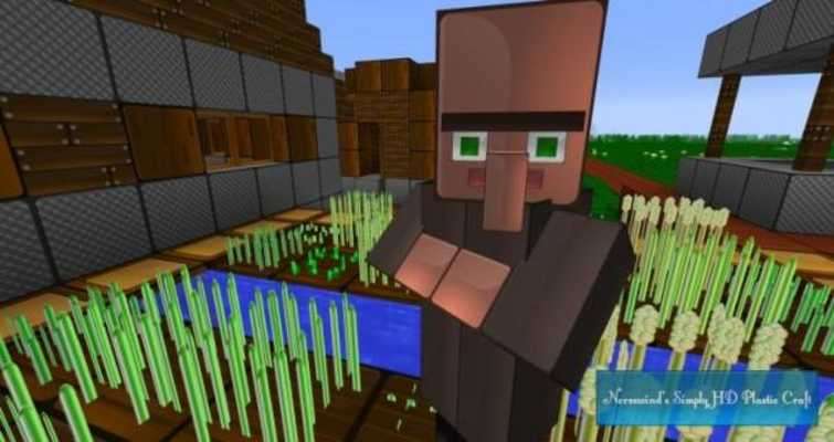 Play Mod Black Villager for MCPE 