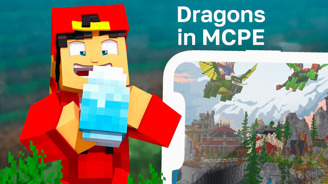 Play Mod Dragons for MCPE 