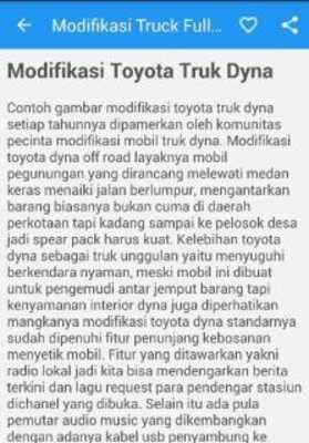 Play Modifikasi Truck Full Variasi 