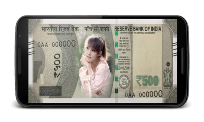 Play Modi Money Photo Frames 