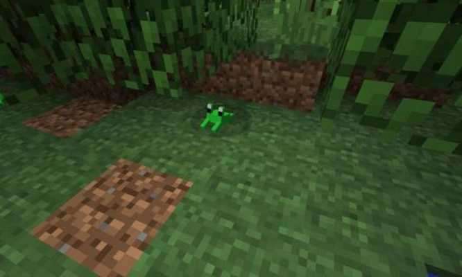 Play Mod mine frogs for MCPE 