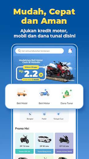 Play APK Moladin - Platform Otomotif Motor dan Mobil Online  and enjoy Moladin - Platform Otomotif Motor dan Mobil Online using 